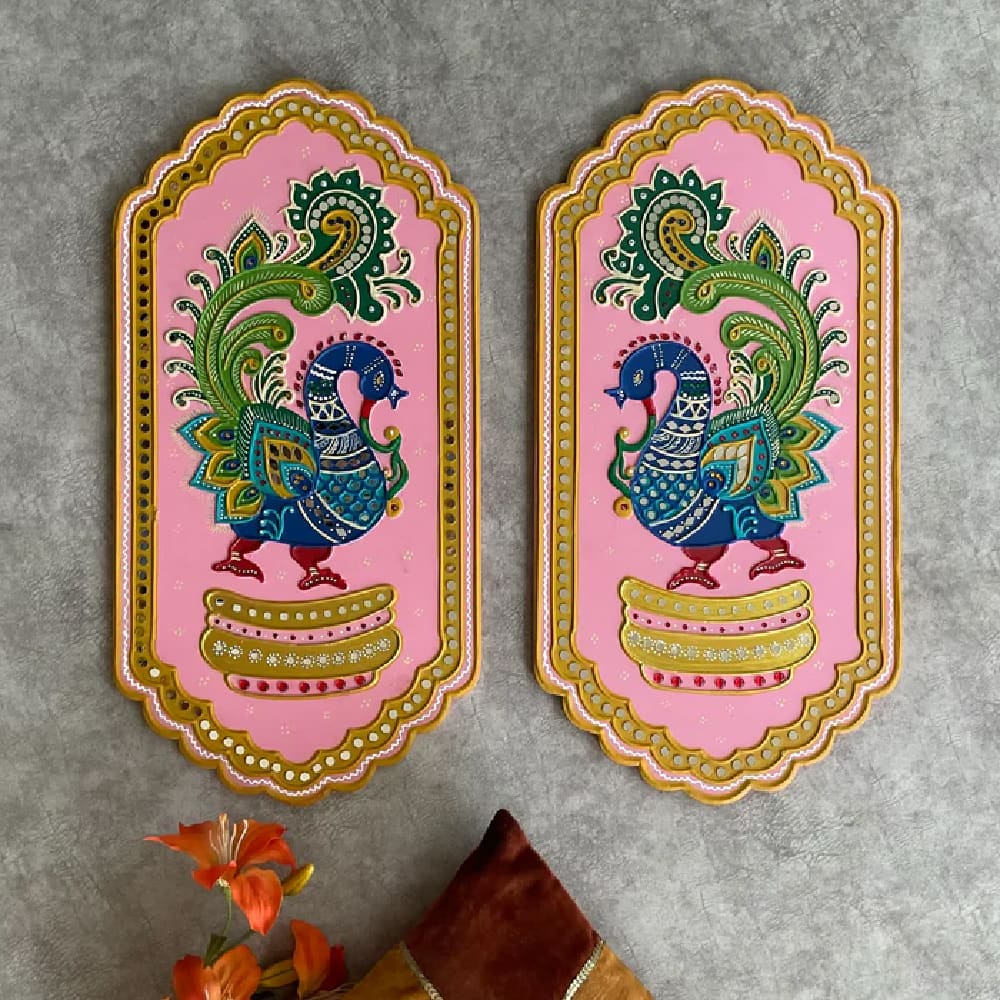 Annapakshi Lippan Wall Hanging (Set of 2)
