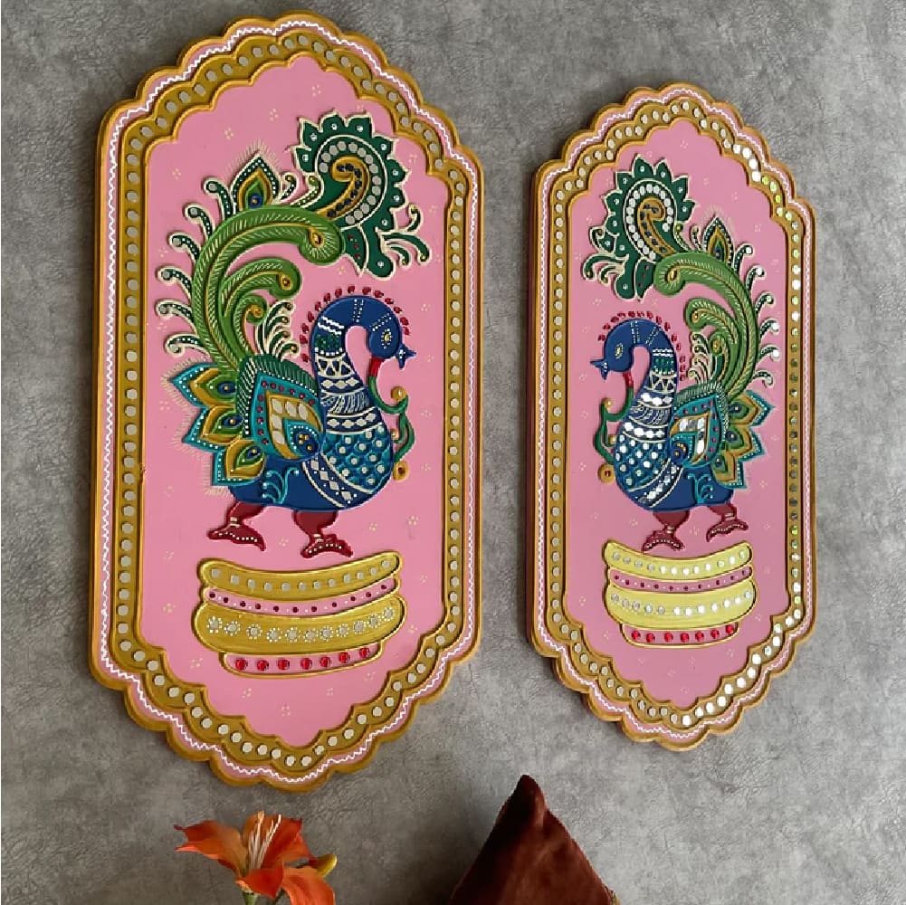 Annapakshi Lippan Wall Hanging (Set of 2) photo 2