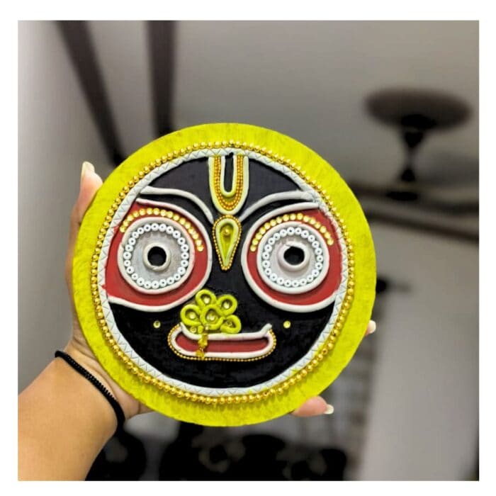 Eternal Grace: Lord Jagannath Clay Art