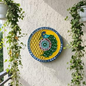 Peacock Lippan Art photo 3