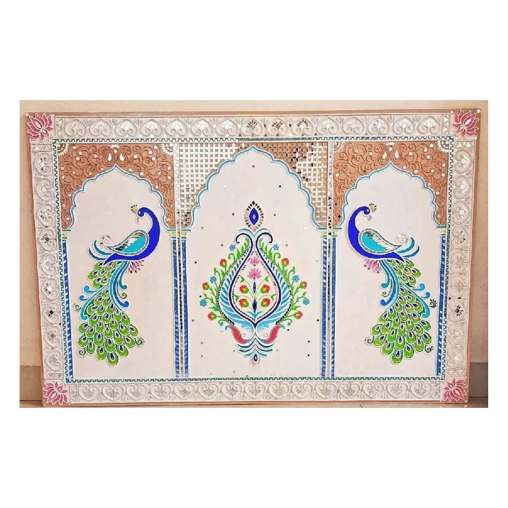 Regal Mayur Jharokha Lippan Art