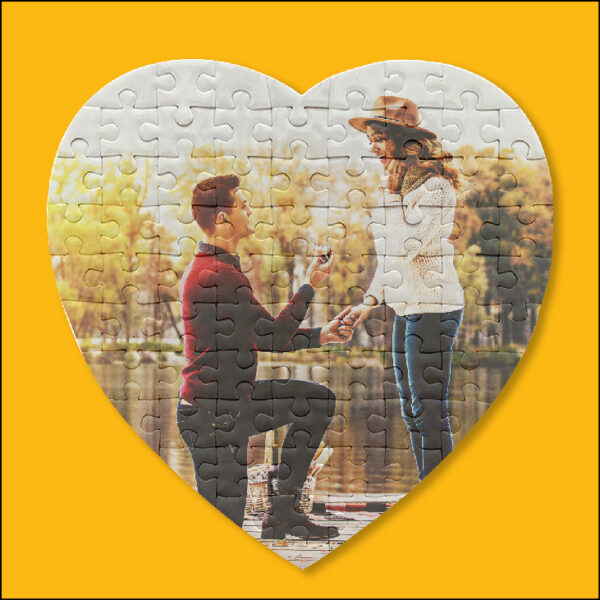 personalised photo puzzle frame