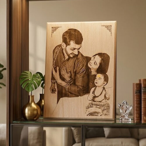 personalised wooden engraving frame